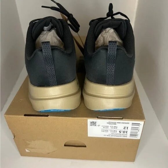 BRAND NEW Nike Downshifter 12 Men’s Dark Smoke Grey/Blue Sz 10.5 running shoes - Picture 5 of 8